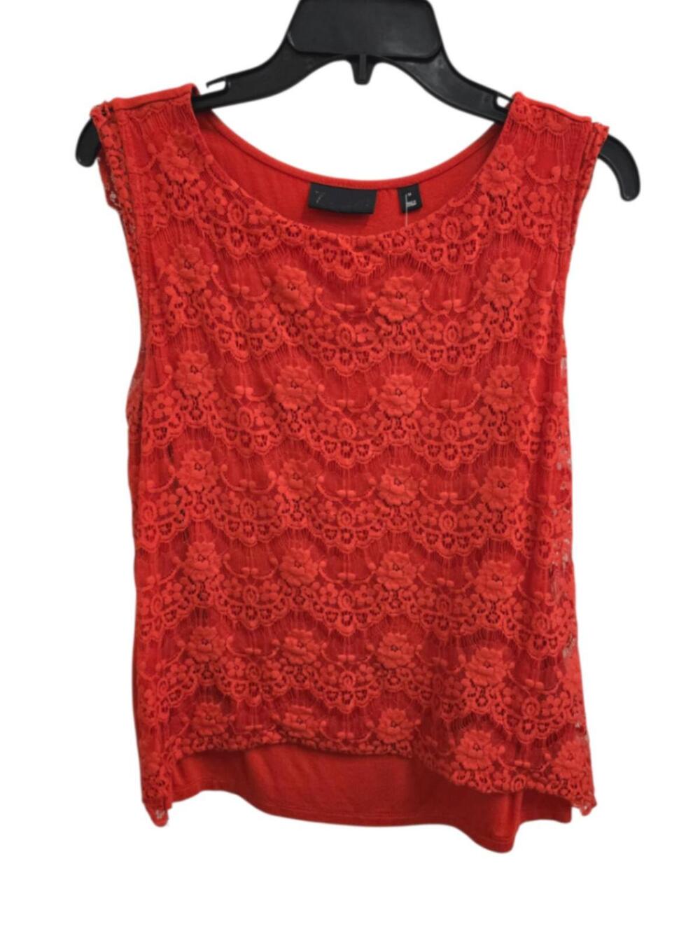 Very Good M orange lace Tank Top